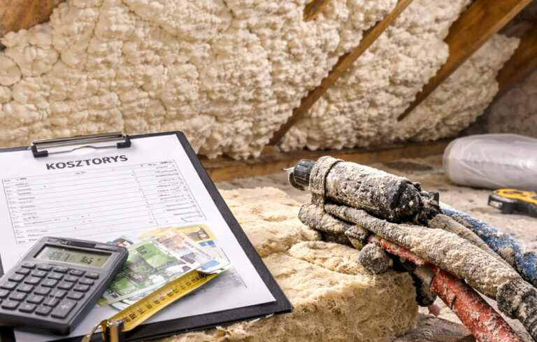 Poddasze ocieplone piana PUR i kosztorys